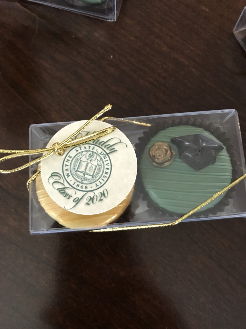 high school graduation cookie favors 