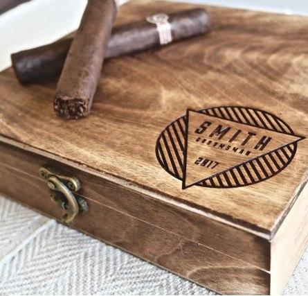 cigar box groomsmen gift