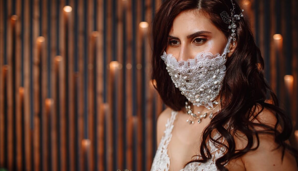 masked wedding bride detroit