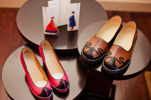 korean wedding shoes and invitations