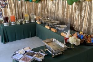 graduation party catering buffet