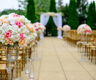 outdoor wedding ceremony