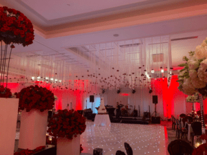 red roses reception 