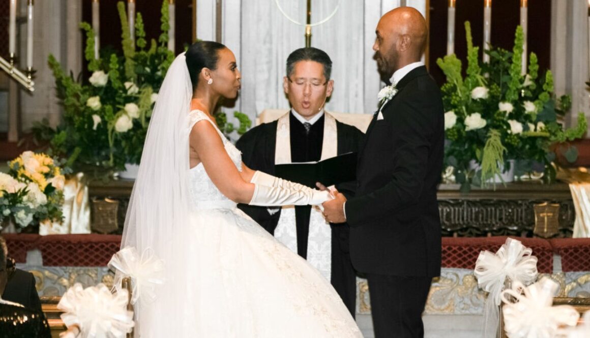 bride and groom ceremony vows