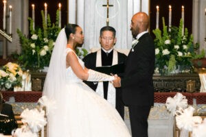bride and groom ceremony vows