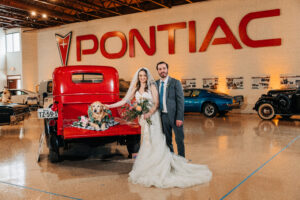 dog friendly metro detroit wedding venue pontiac transportation museum