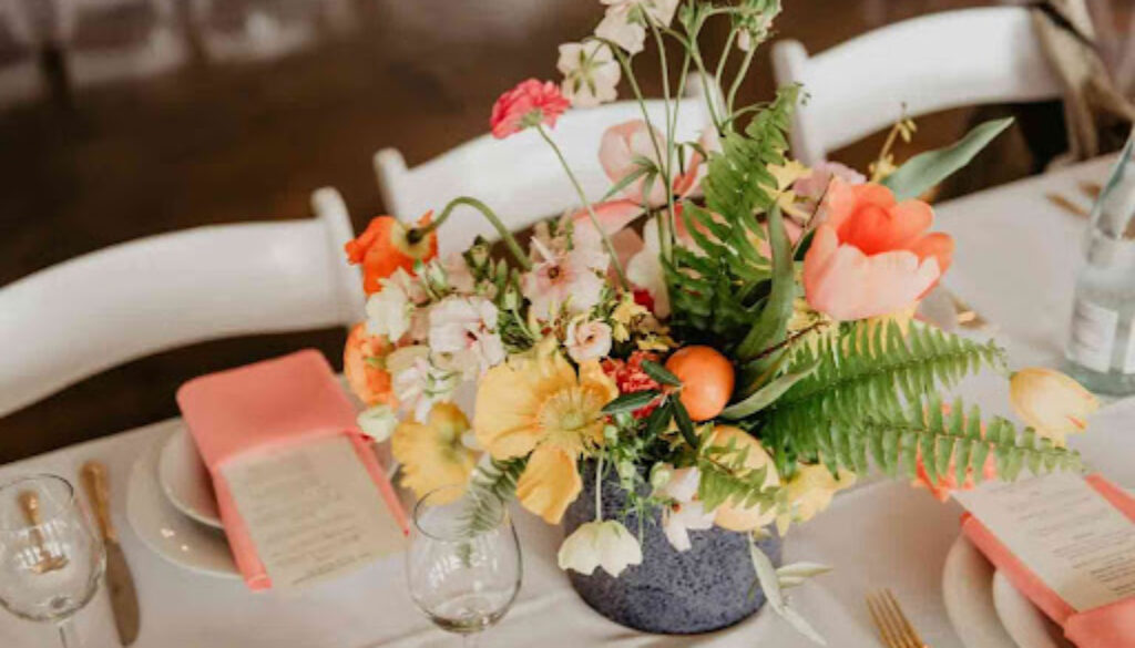 menus and flowers