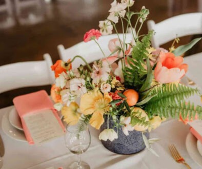 menus and flowers