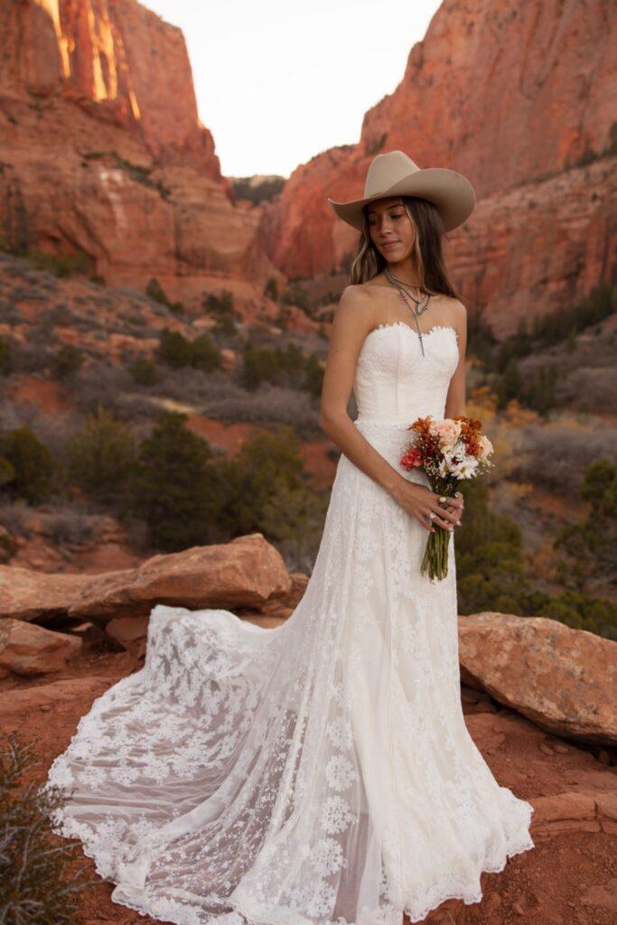 bohemian wedding dress