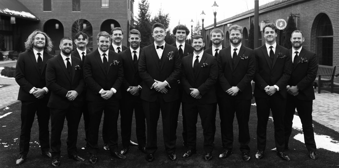 groom with groomsmen