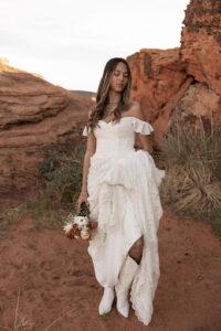 bohemian bridal design 