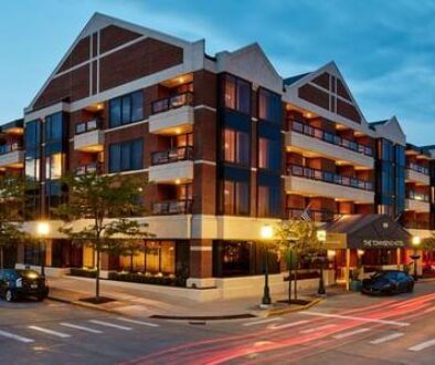 The Townsend Hotel wedding venue exterior in Birmingham, Michigan, showcasing the luxury hotel’s elegant entrance and architecture